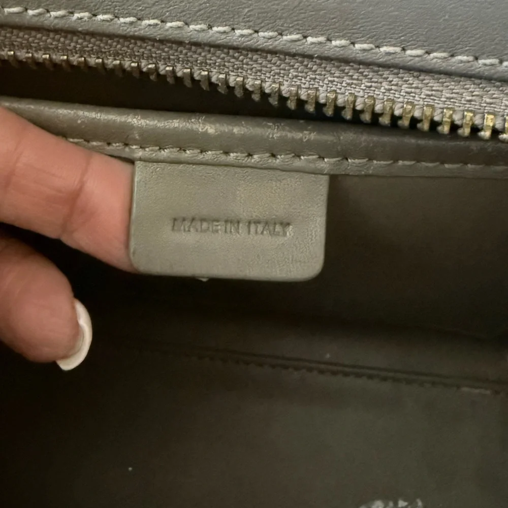 Celine Small Luggage Tote in Light Gray